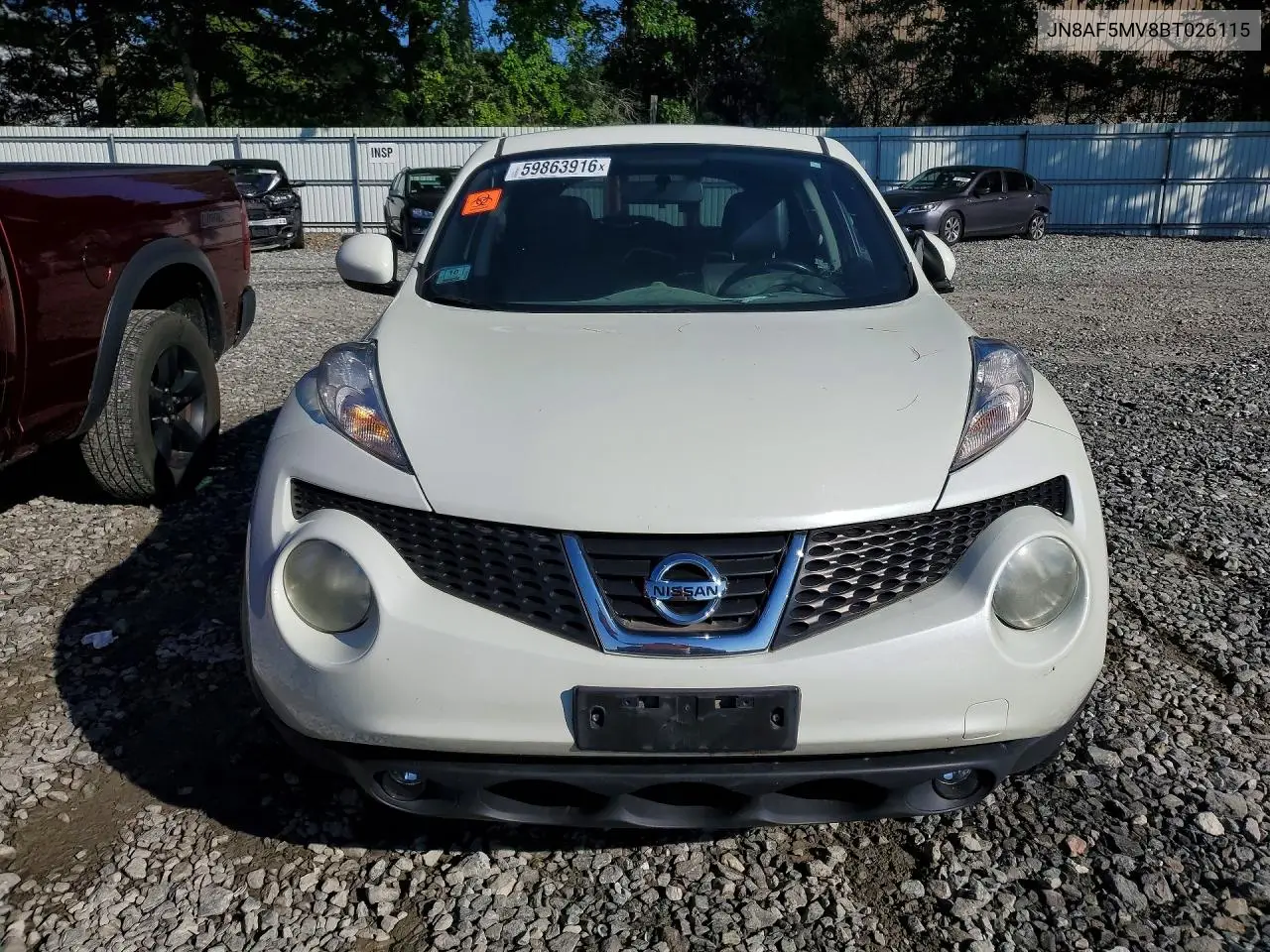 2011 Nissan Juke S VIN: JN8AF5MV8BT026115 Lot: 59863916