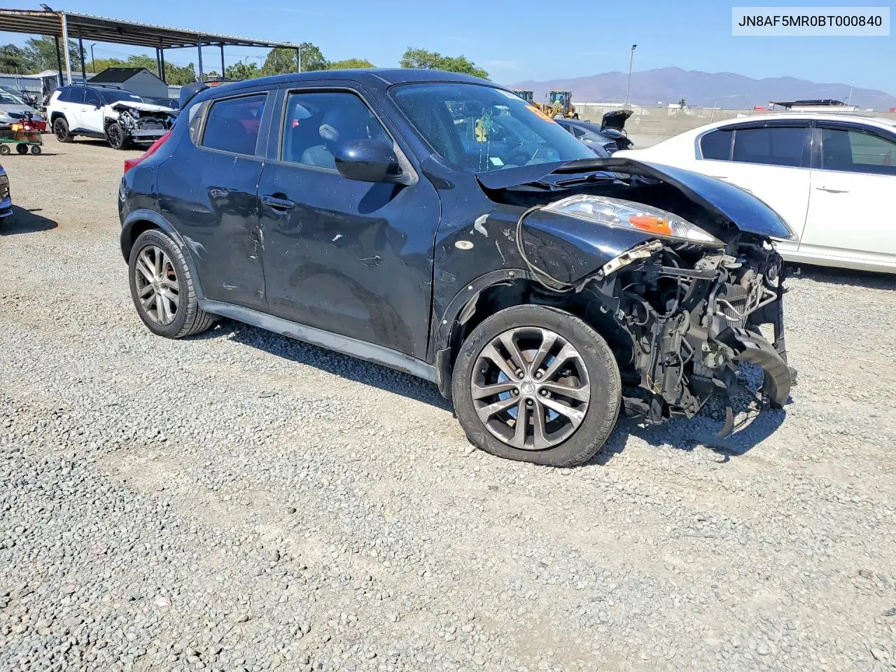 2011 Nissan Juke S/Sv/Sl VIN: JN8AF5MR0BT000840 Lot: 60976156