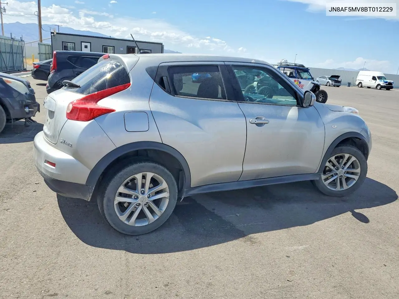 2011 Niss Juke VIN: JN8AF5MV8BT012229 Lot: 60981386