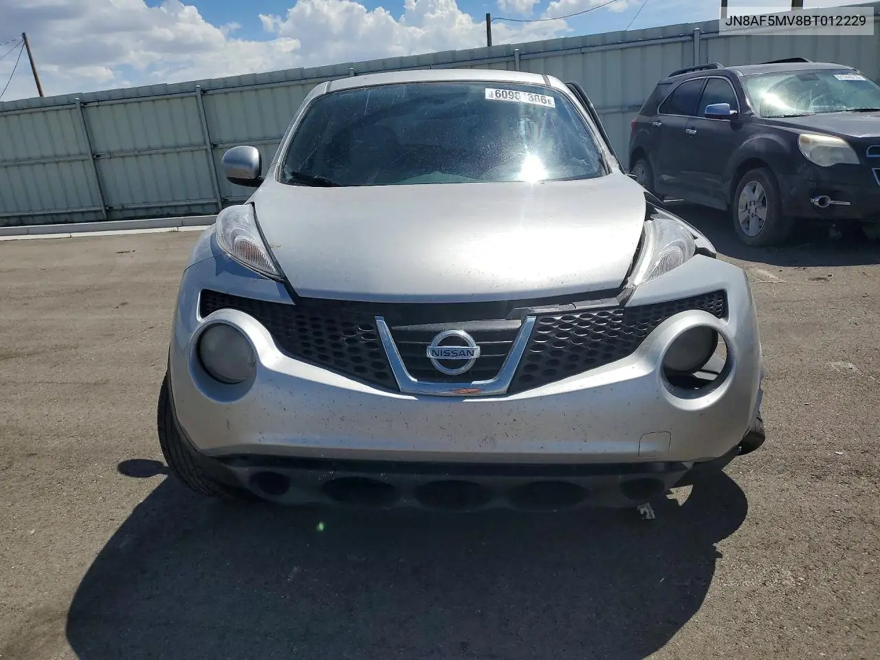 2011 Niss Juke VIN: JN8AF5MV8BT012229 Lot: 60981386