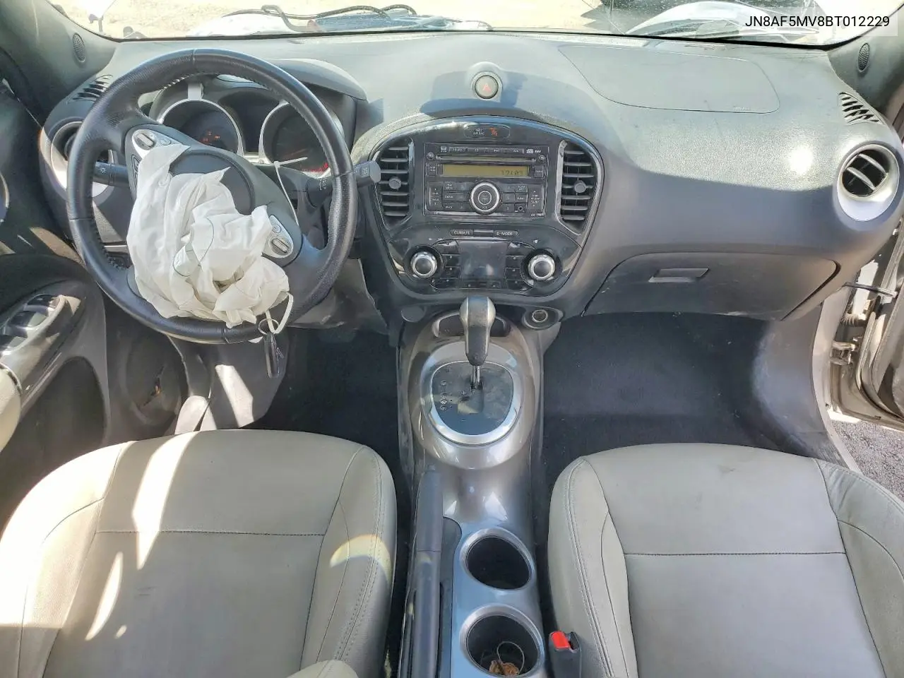 2011 Niss Juke VIN: JN8AF5MV8BT012229 Lot: 60981386