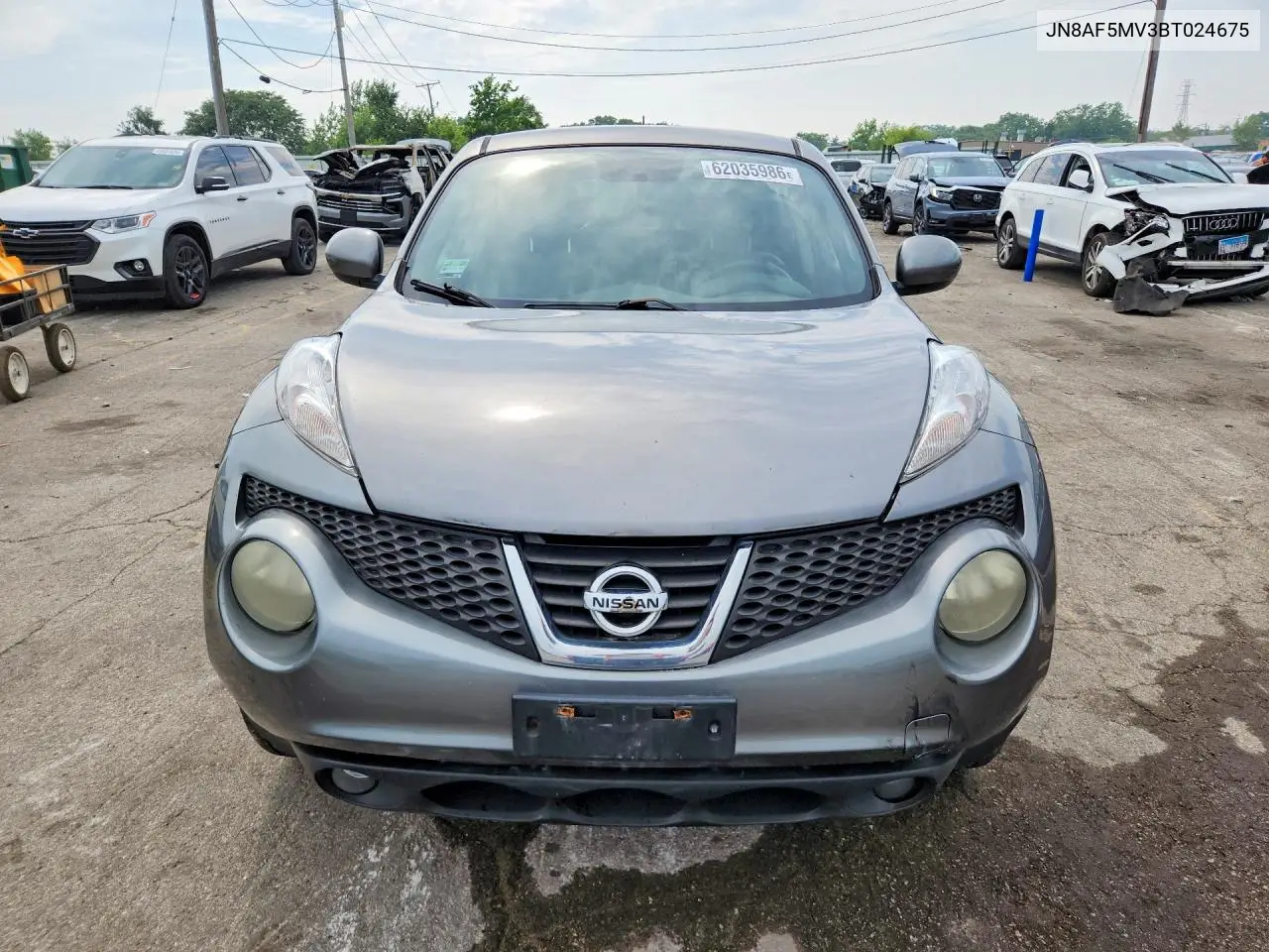 2011 Nissan Juke S VIN: JN8AF5MV3BT024675 Lot: 62035986