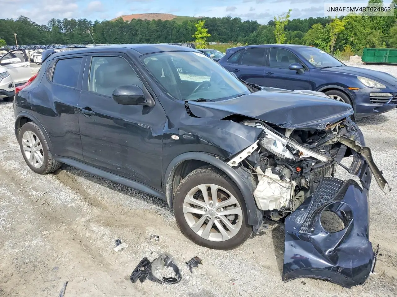 2011 Nissan Juke S VIN: JN8AF5MV4BT024863 Lot: 62163386