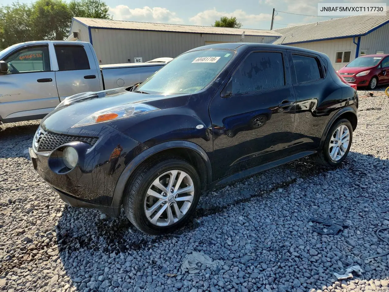 2012 Nissan Juke S VIN: JN8AF5MVXCT117730 Lot: 60481716