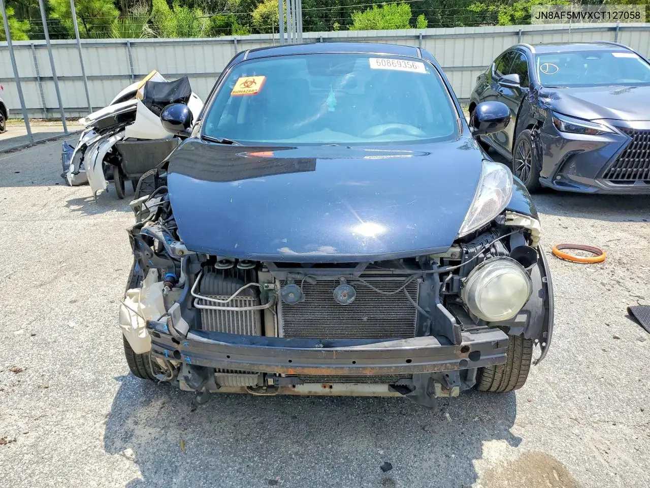 2012 Nissan Juke S VIN: JN8AF5MVXCT127058 Lot: 60869356