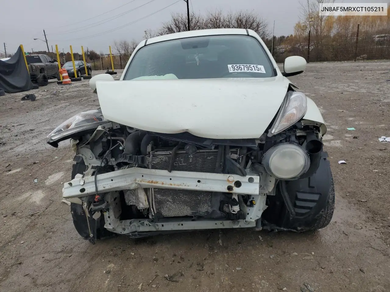 JN8AF5MRXCT105211 2012 Nissan Juke S