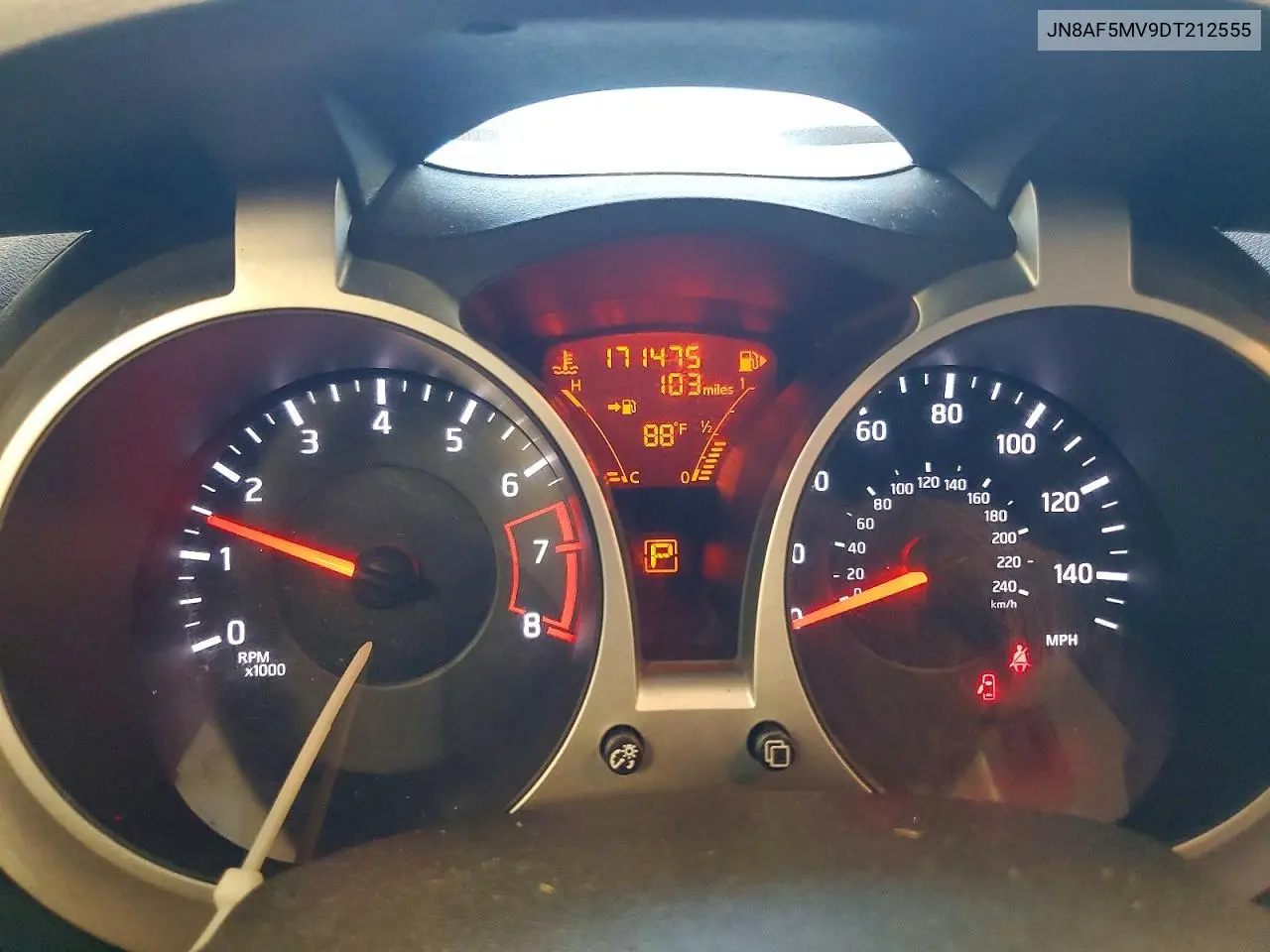 2013 Nissan Juke S VIN: JN8AF5MV9DT212555 Lot: 56787526