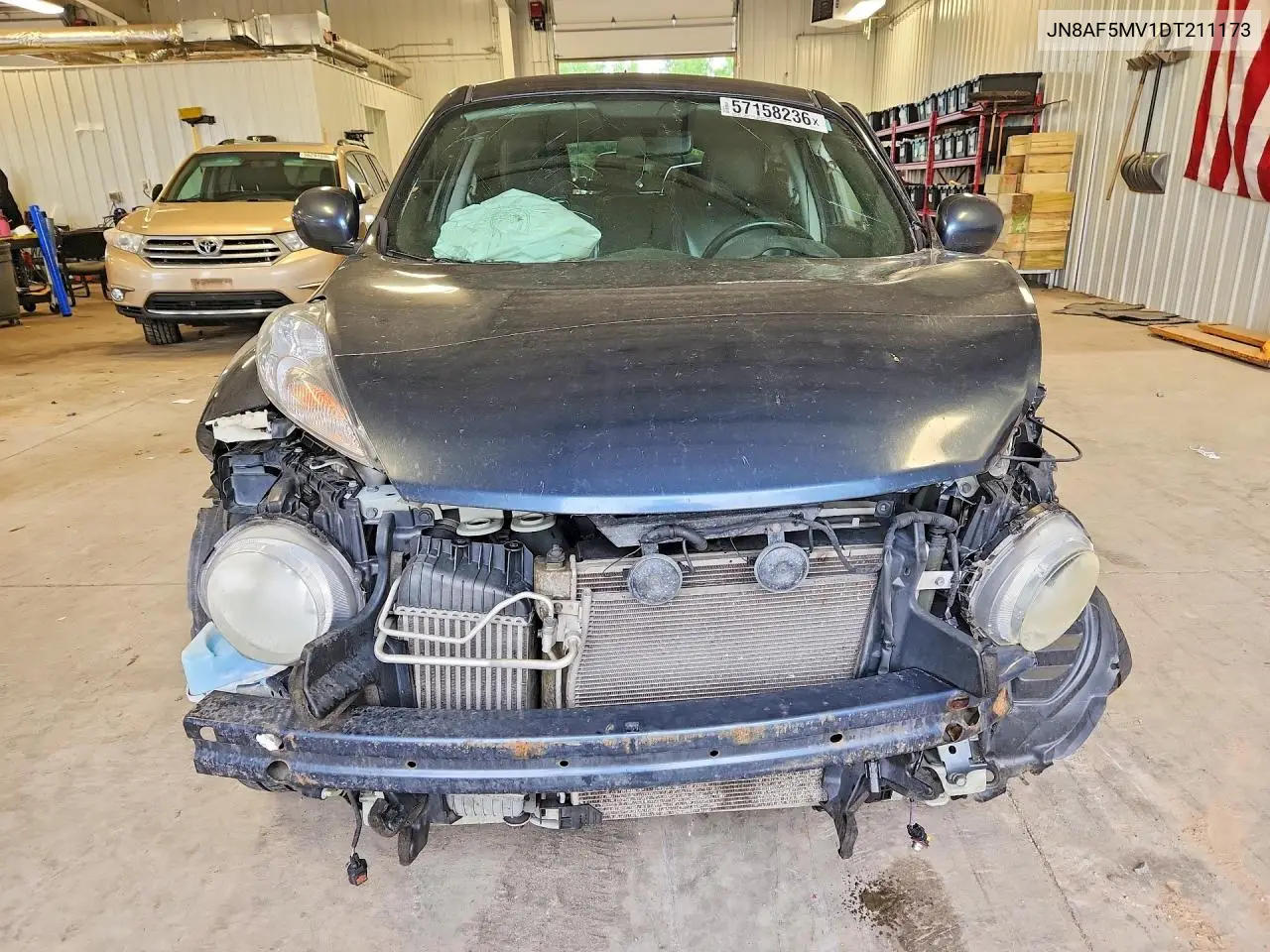 2013 Nissan Juke S VIN: JN8AF5MV1DT211173 Lot: 57158236