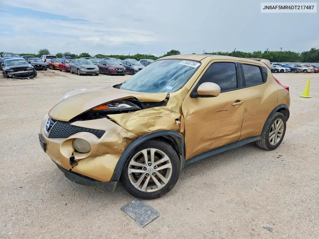 2013 Nissan Juke S VIN: JN8AF5MR6DT217487 Lot: 57688756