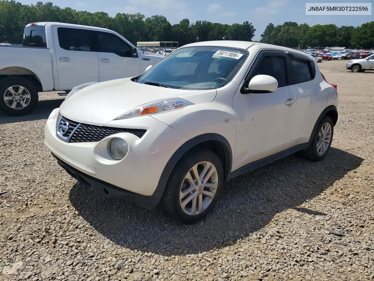 2013 Nissan Juke S VIN: JN8AF5MR3DT222596 Lot: 59217806