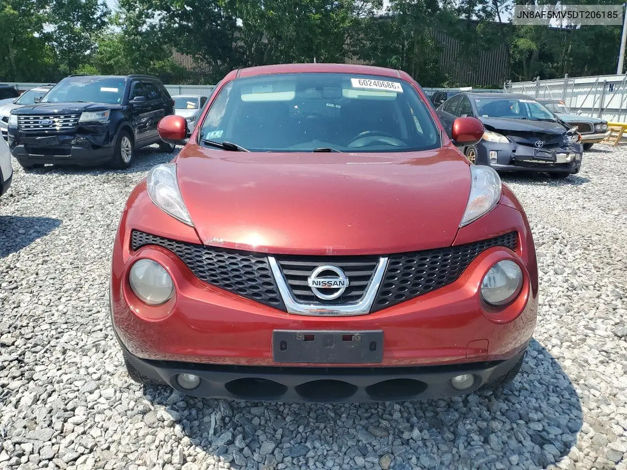 2013 Nissan Juke S VIN: JN8AF5MV5DT206185 Lot: 60240686