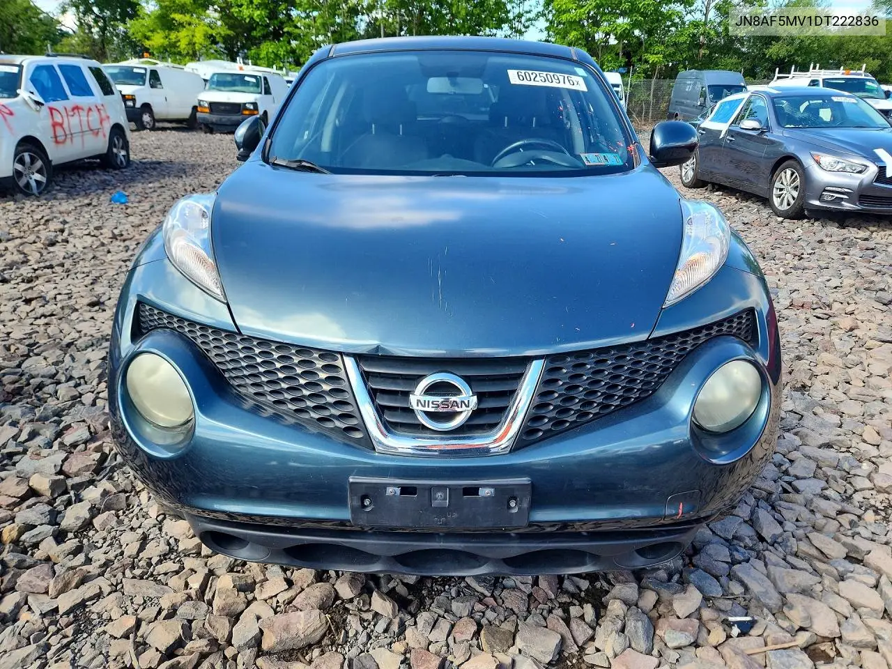 2013 Nissan Juke S VIN: JN8AF5MV1DT222836 Lot: 60250976