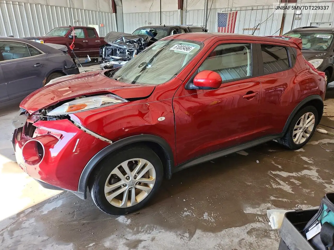 2013 Nissan Juke S VIN: JN8AF5MV7DT229337 Lot: 61003496