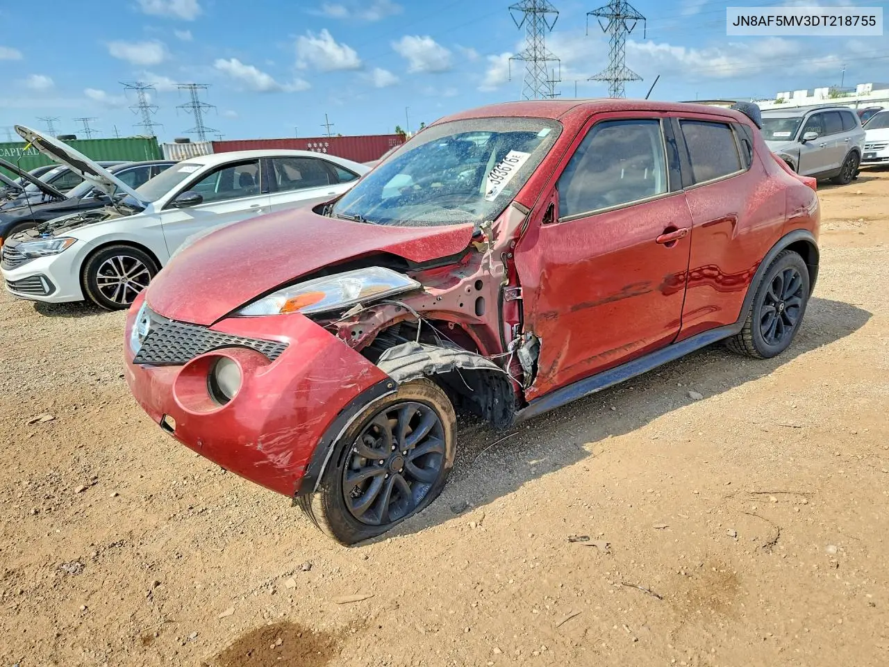 2013 Niss Juke VIN: JN8AF5MV3DT218755 Lot: 61593676