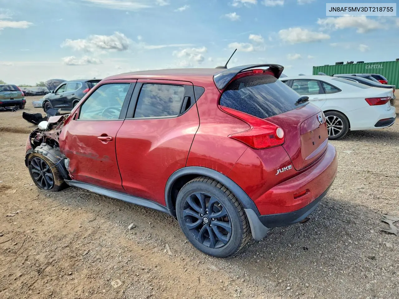 2013 Niss Juke VIN: JN8AF5MV3DT218755 Lot: 61593676