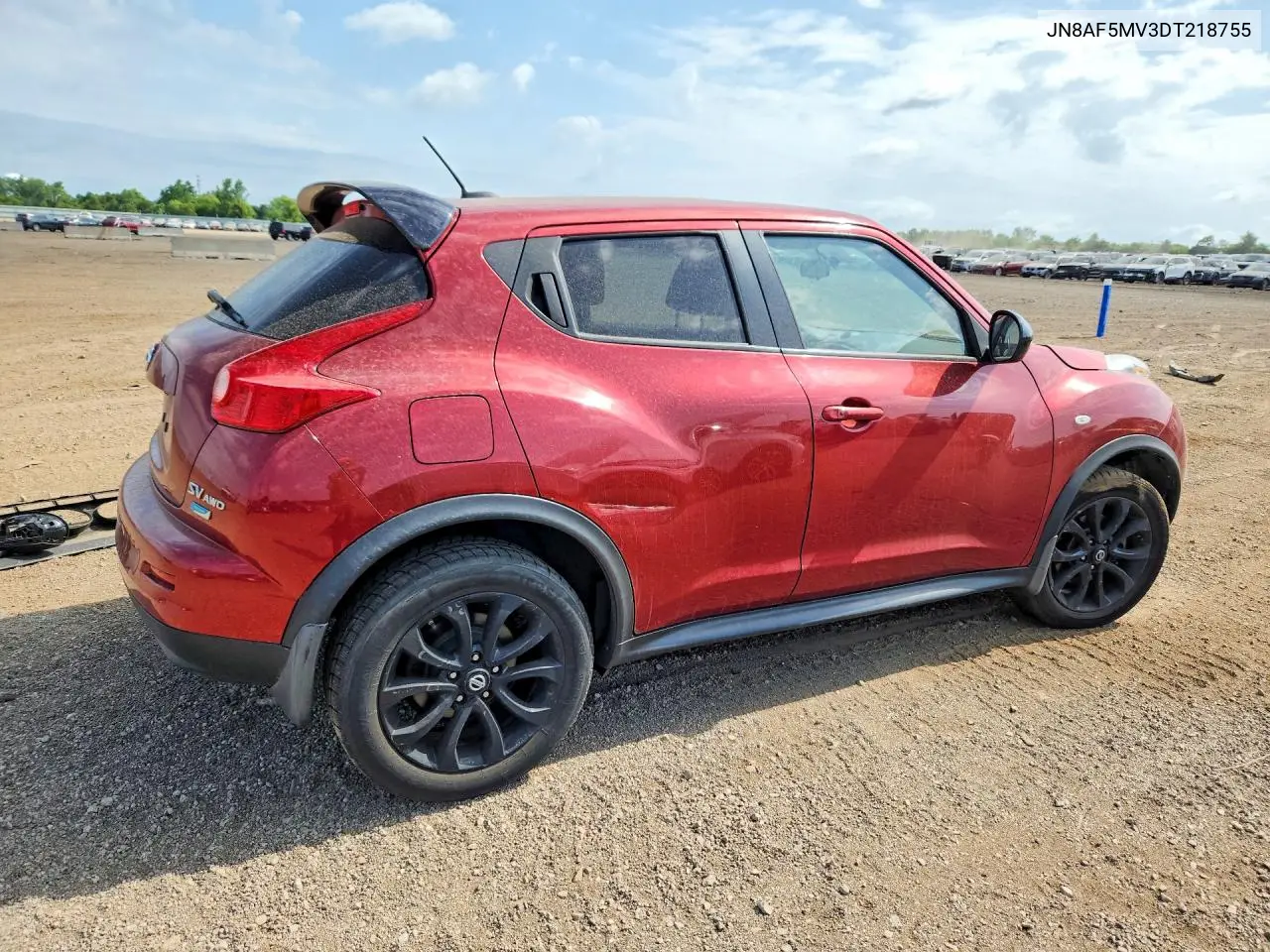 2013 Niss Juke VIN: JN8AF5MV3DT218755 Lot: 61593676