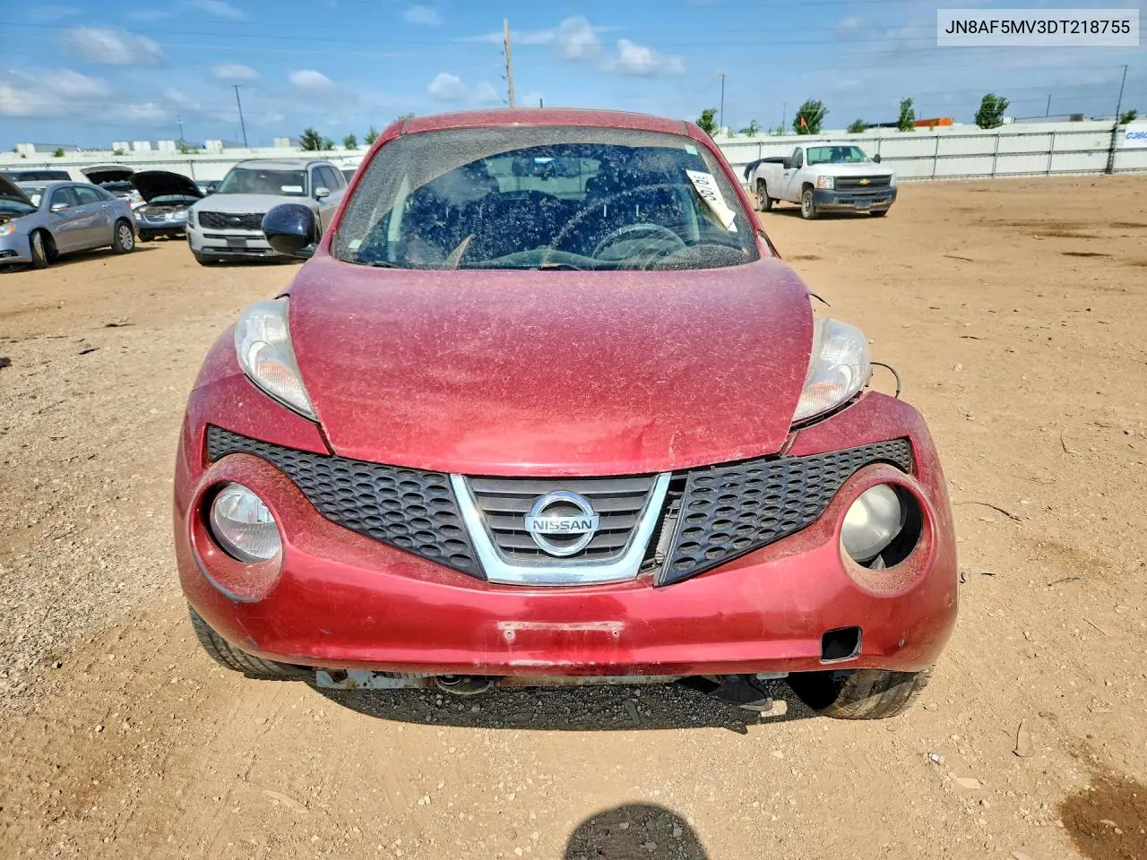 2013 Niss Juke VIN: JN8AF5MV3DT218755 Lot: 61593676