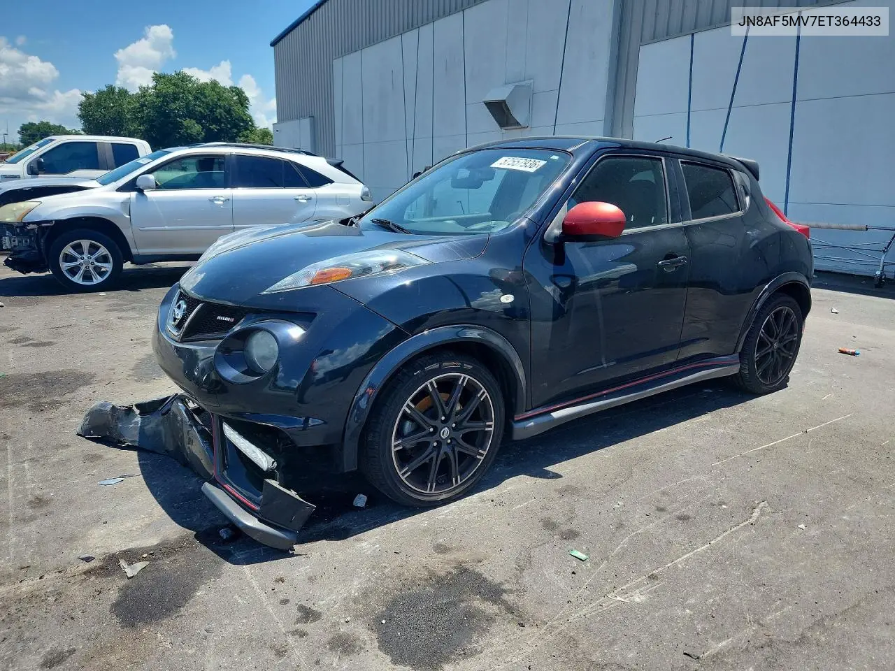 2014 Nissan Juke Nismo VIN: JN8AF5MV7ET364433 Lot: 57557936