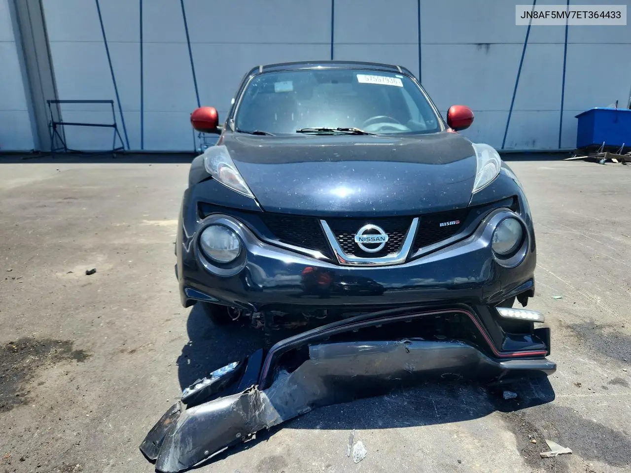 2014 Nissan Juke Nismo VIN: JN8AF5MV7ET364433 Lot: 57557936