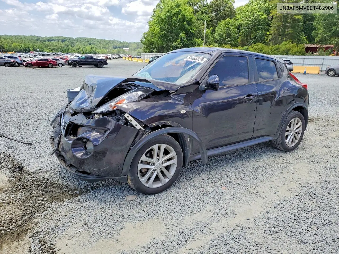 2014 Nissan Juke Sv VIN: JN8AF5MV0ET482906 Lot: 58085366