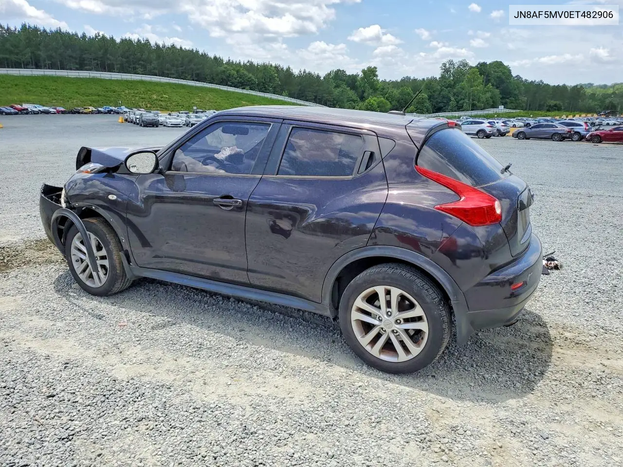 2014 Nissan Juke Sv VIN: JN8AF5MV0ET482906 Lot: 58085366