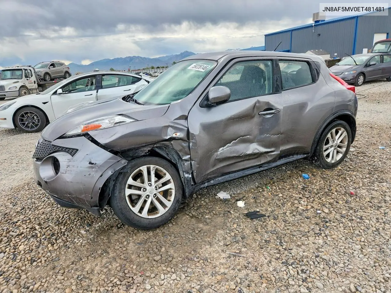 2014 Nissan Juke S VIN: JN8AF5MV0ET481481 Lot: 59226146
