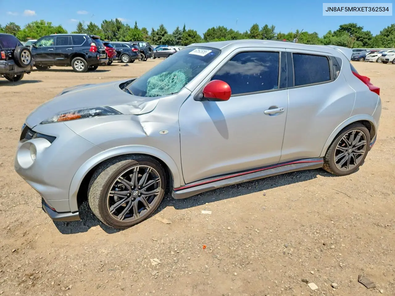 2014 Nissan Juke S VIN: JN8AF5MRXET362534 Lot: 60593956
