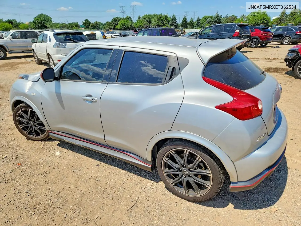2014 Nissan Juke S VIN: JN8AF5MRXET362534 Lot: 60593956