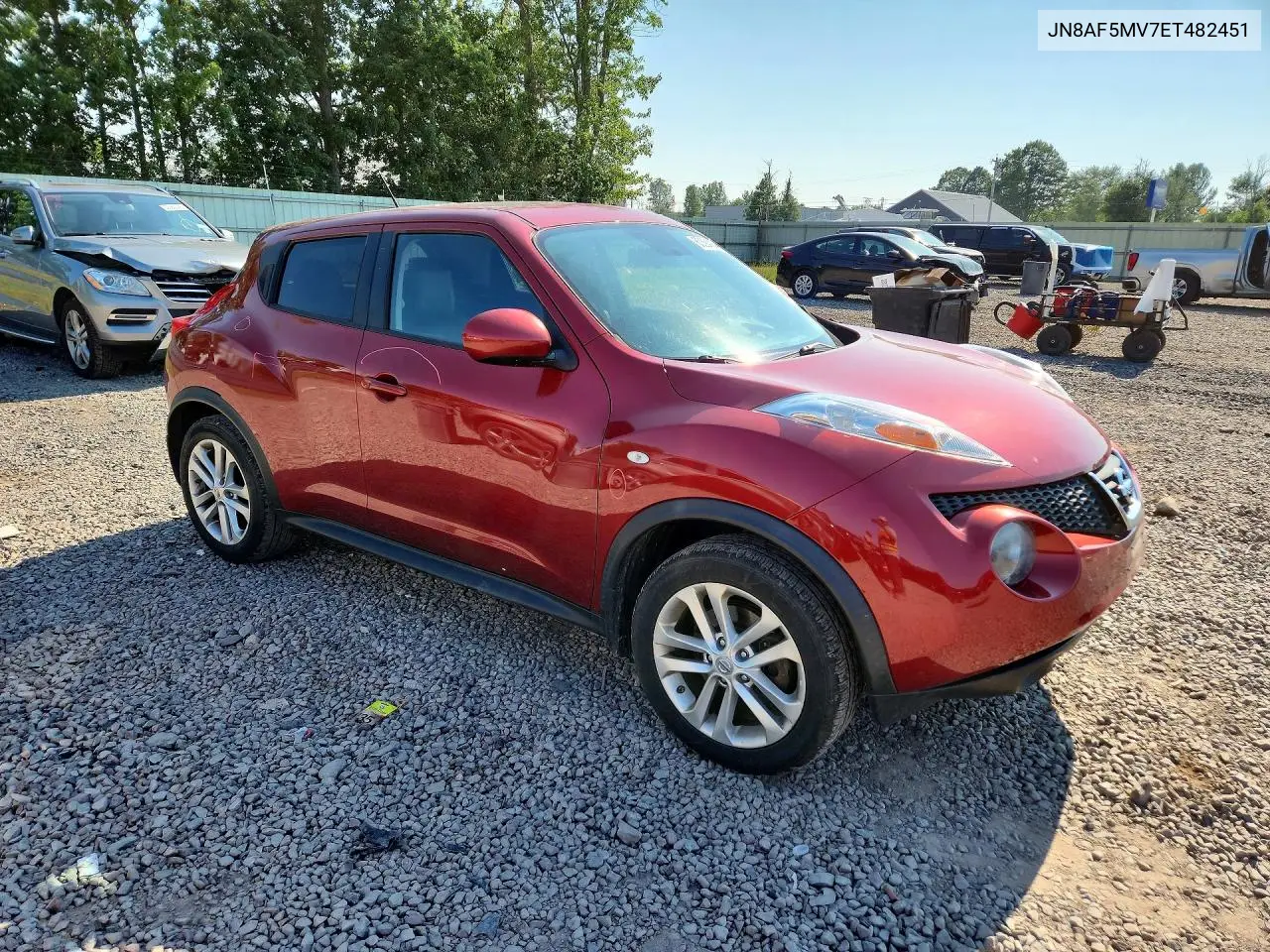 2014 Nissan Juke Sl VIN: JN8AF5MV7ET482451 Lot: 60684906