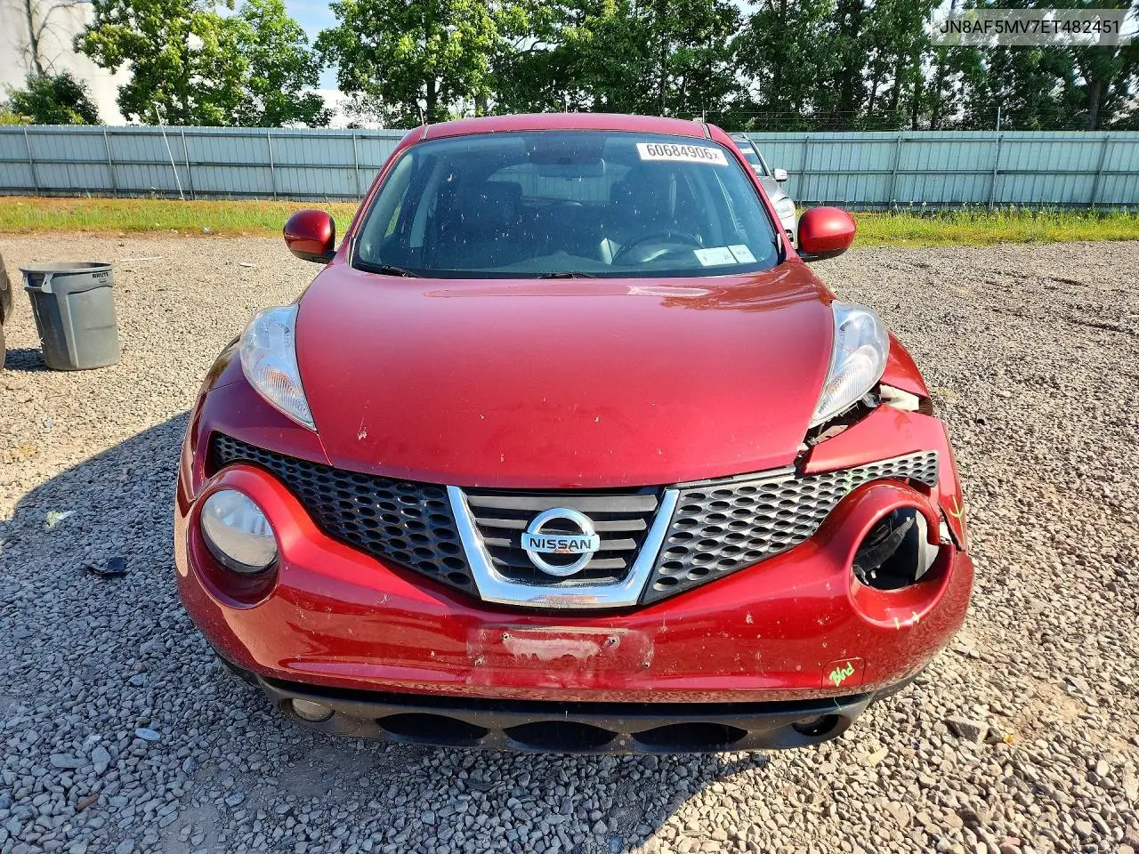 2014 Nissan Juke Sl VIN: JN8AF5MV7ET482451 Lot: 60684906