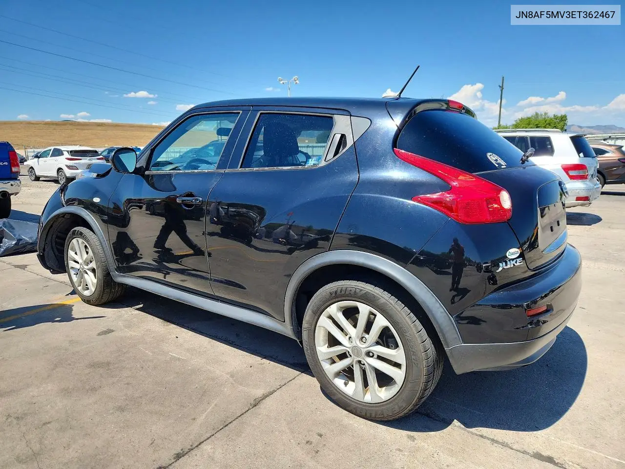 2014 Nissan Juke Sv VIN: JN8AF5MV3ET362467 Lot: 60771196