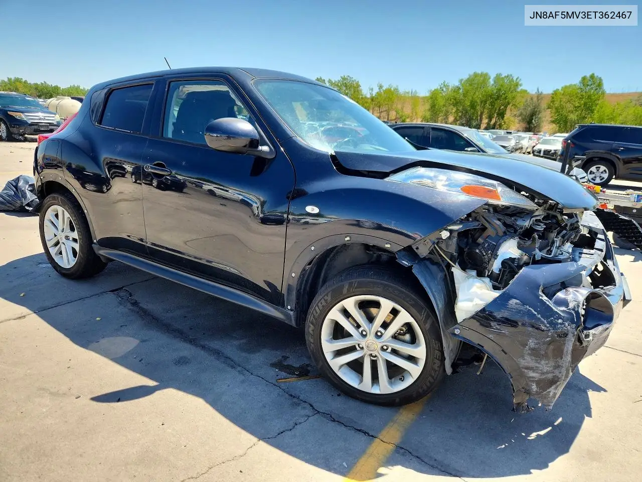 2014 Nissan Juke Sv VIN: JN8AF5MV3ET362467 Lot: 60771196