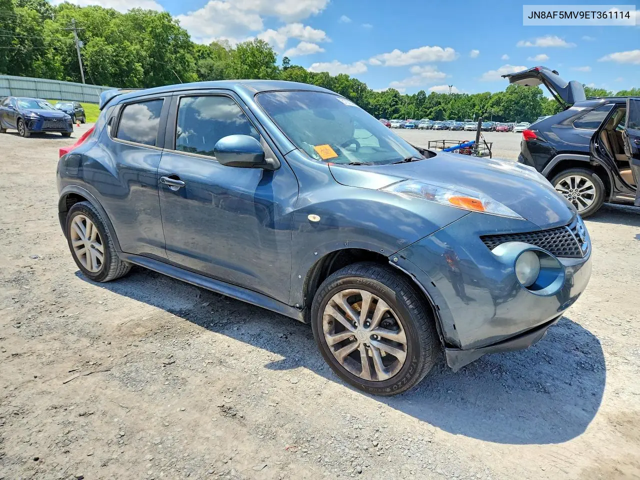2014 Nissan Juke Sl VIN: JN8AF5MV9ET361114 Lot: 61070276