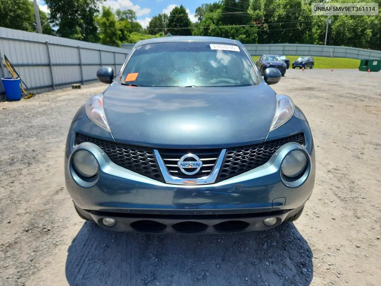 2014 Nissan Juke Sl VIN: JN8AF5MV9ET361114 Lot: 61070276
