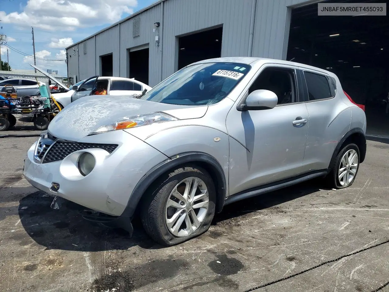 2014 Nissan Juke S VIN: JN8AF5MR0ET455093 Lot: 61157316