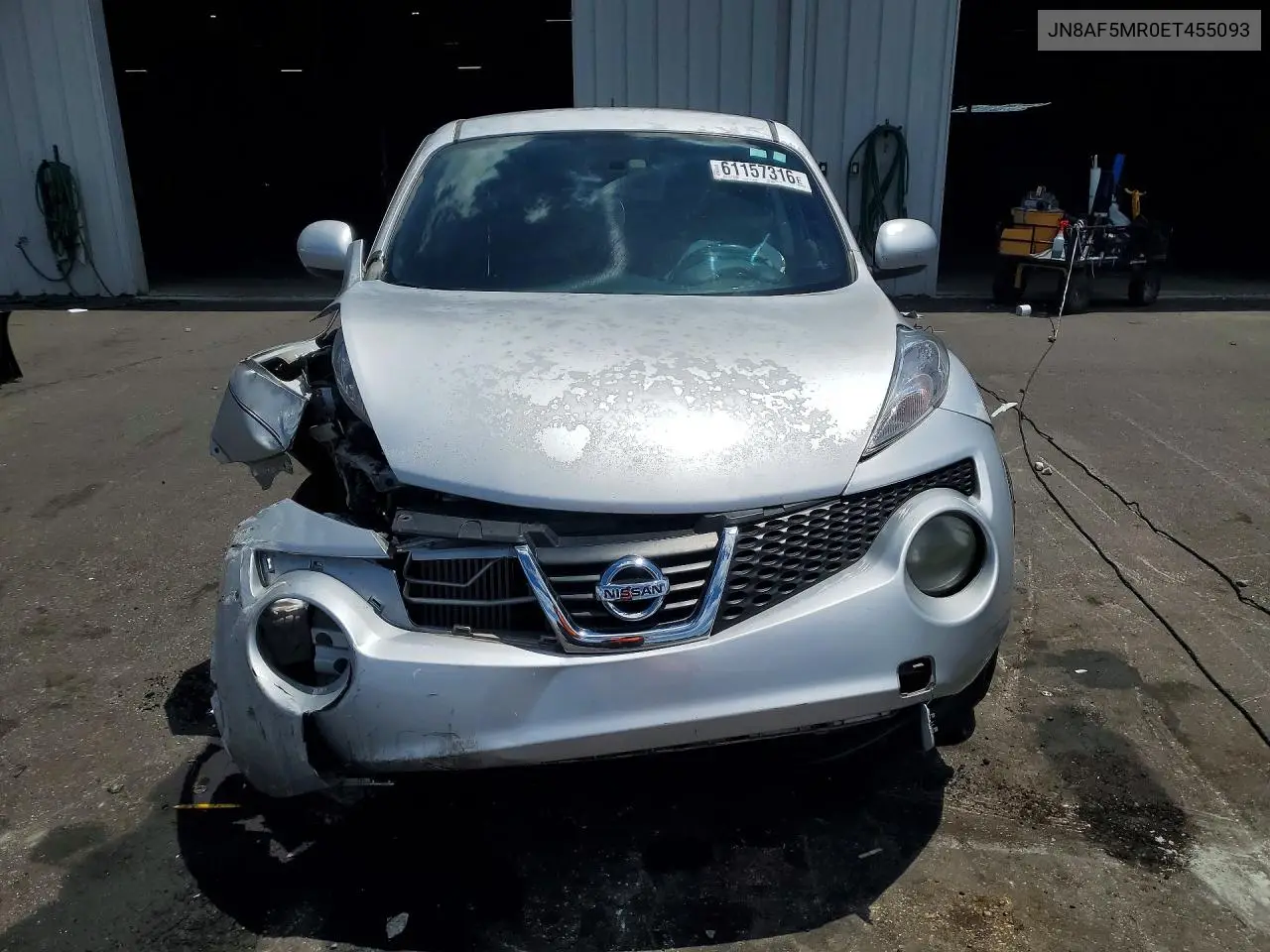 2014 Nissan Juke S VIN: JN8AF5MR0ET455093 Lot: 61157316