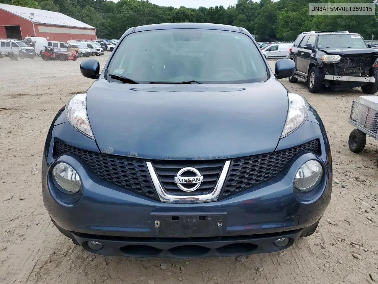 2014 Nissan Juke Sl VIN: JN8AF5MV0ET359915 Lot: 61490556