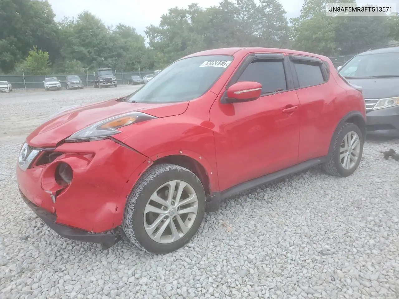 2015 Nissan Juke S VIN: JN8AF5MR3FT513571 Lot: 57824646