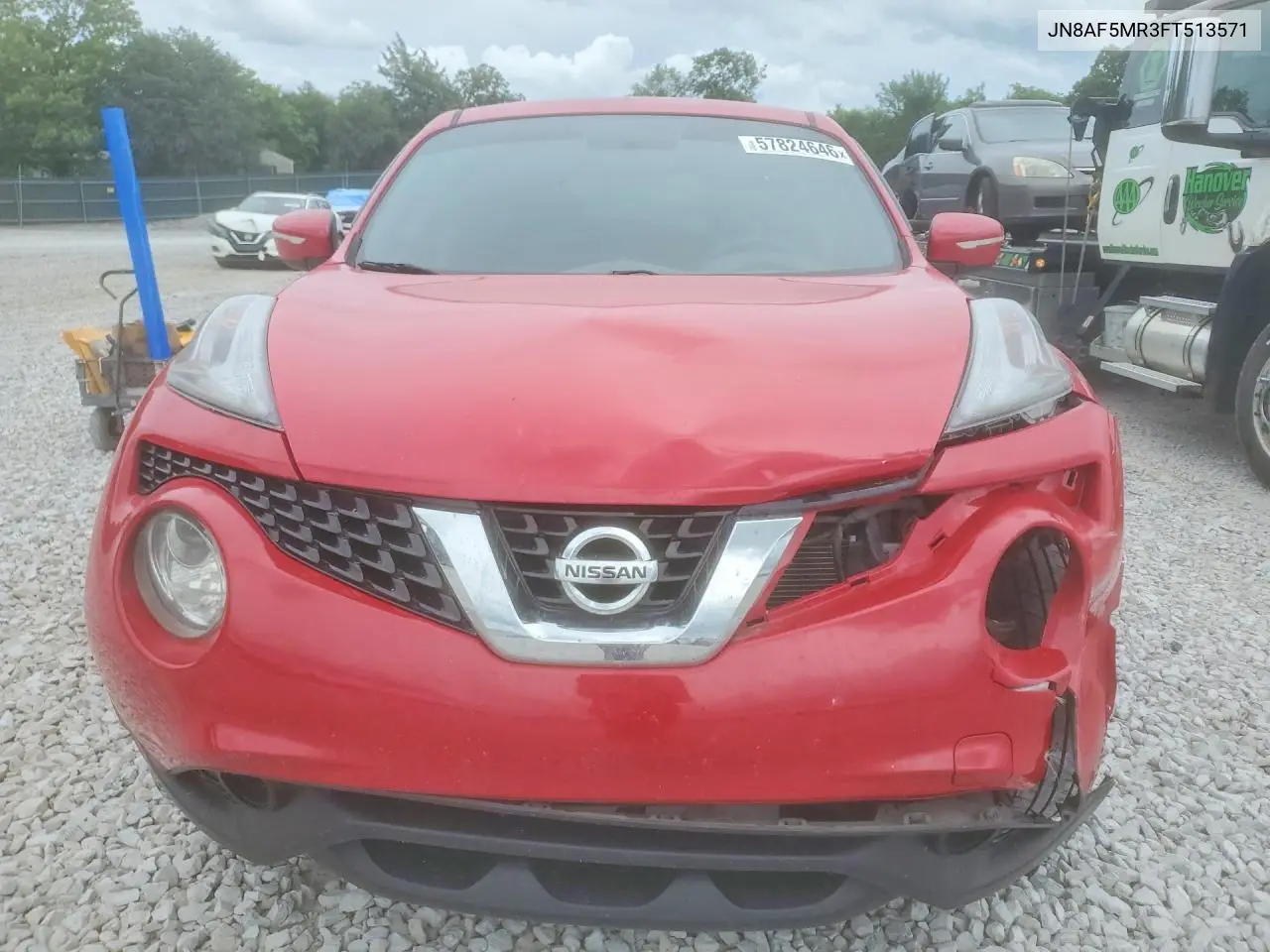 2015 Nissan Juke S VIN: JN8AF5MR3FT513571 Lot: 57824646
