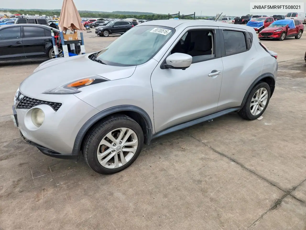 2015 Nissan Juke Sv VIN: JN8AF5MR9FT508021 Lot: 58700516
