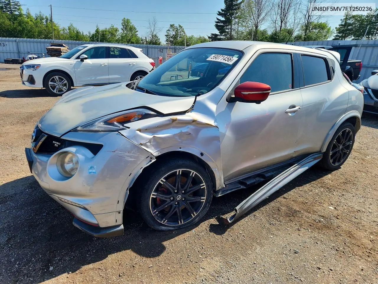2015 Nissan Juke Nismo Rs VIN: JN8DF5MV7FT250236 Lot: 59071456