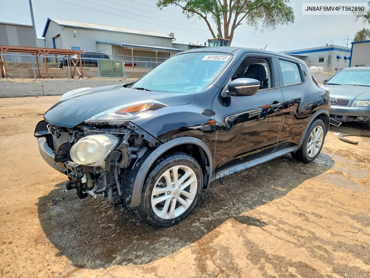 2015 Nissan Juke S VIN: JN8AF5MV4FT562890 Lot: 59705276