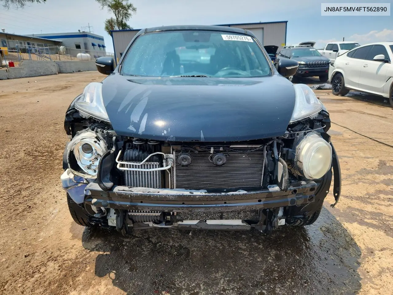 2015 Nissan Juke S VIN: JN8AF5MV4FT562890 Lot: 59705276