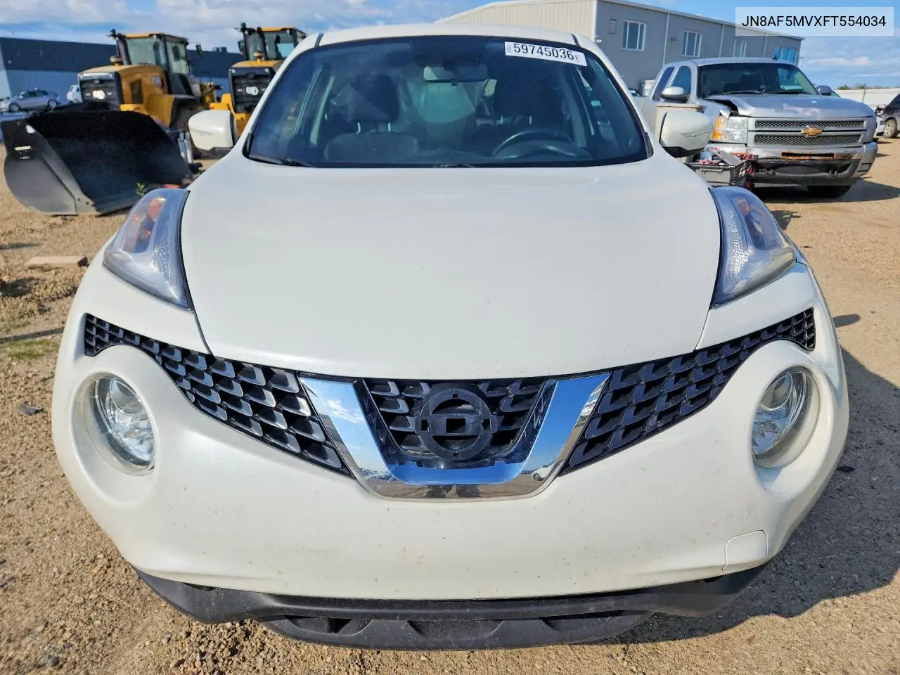 2015 Nissan Juke S VIN: JN8AF5MVXFT554034 Lot: 59745036