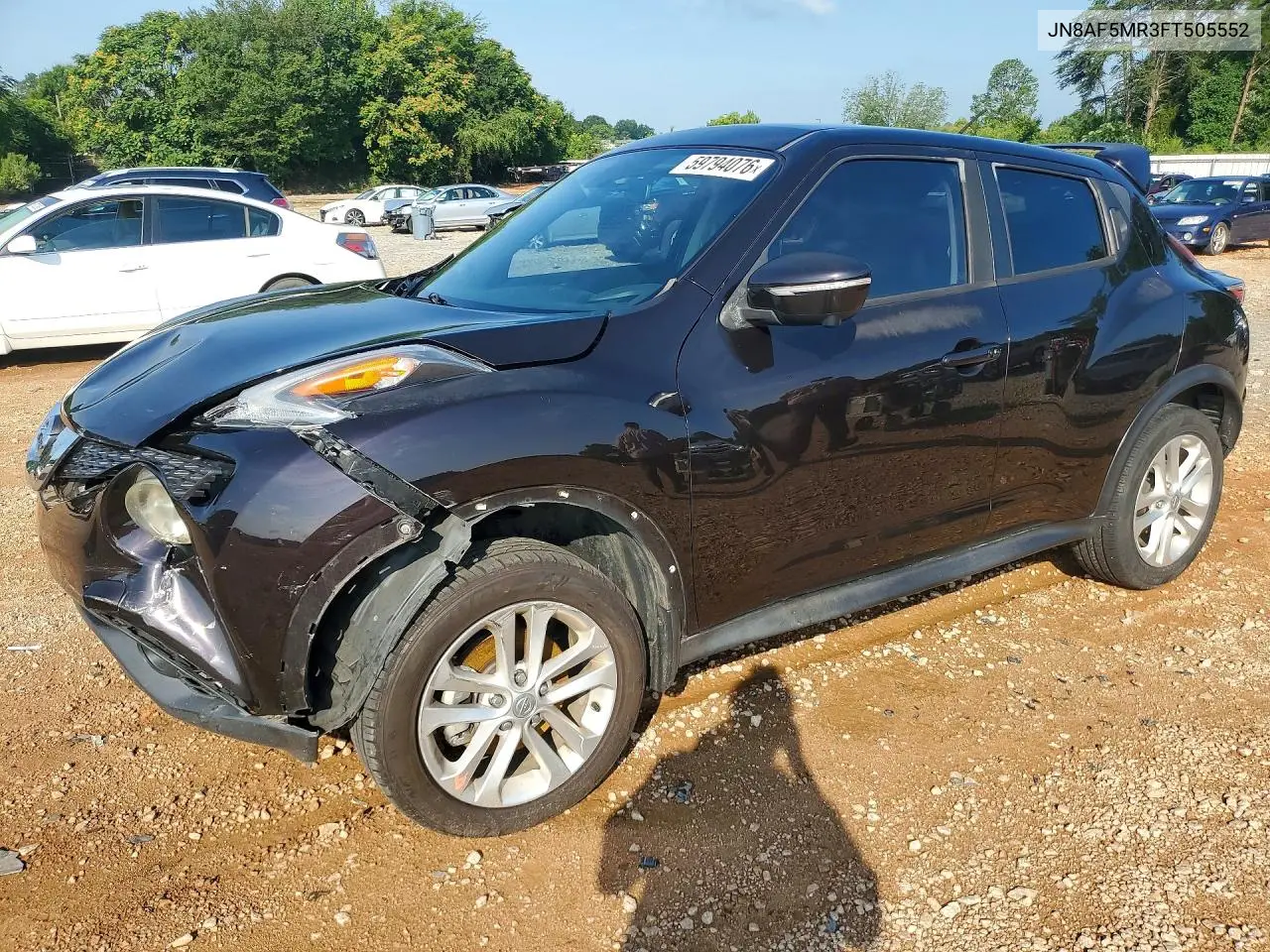 2015 Nissan Juke S VIN: JN8AF5MR3FT505552 Lot: 59794076