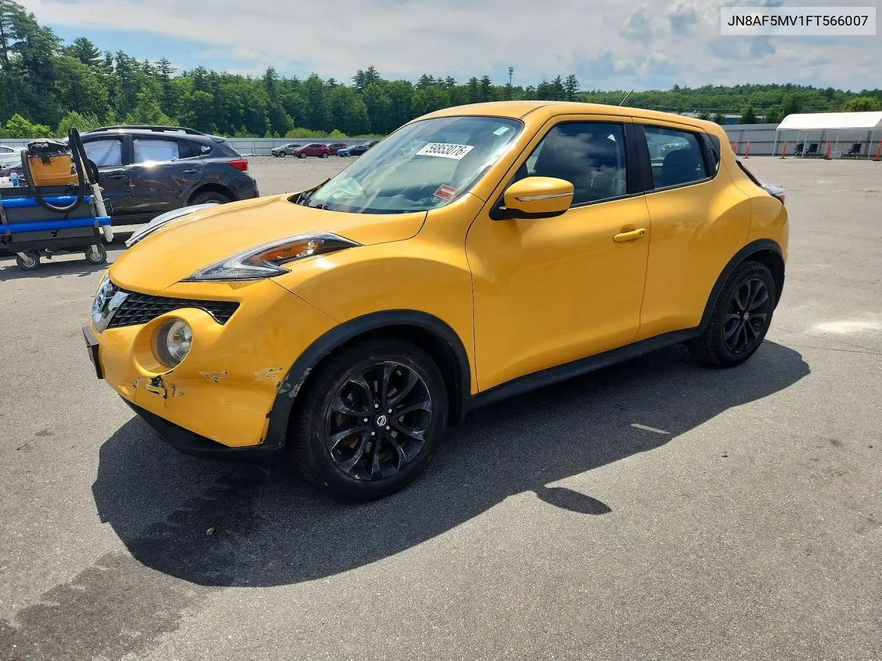 2015 Nissan Juke S VIN: JN8AF5MV1FT566007 Lot: 59853076