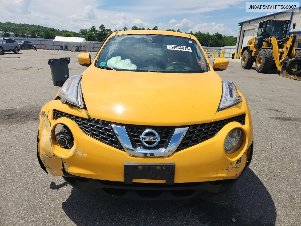 2015 Nissan Juke S VIN: JN8AF5MV1FT566007 Lot: 59853076