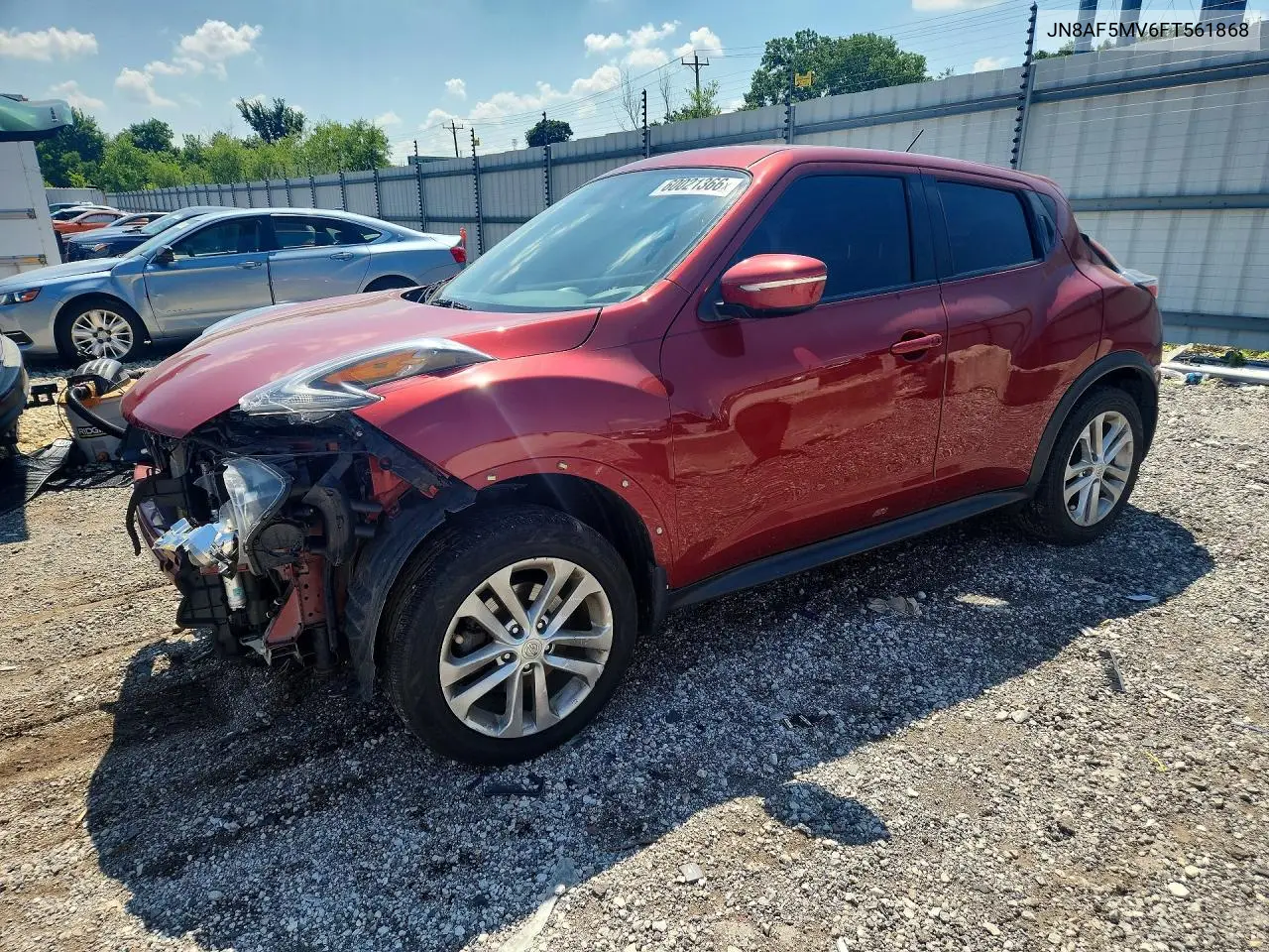 2015 Nissan Juke S VIN: JN8AF5MV6FT561868 Lot: 60021366