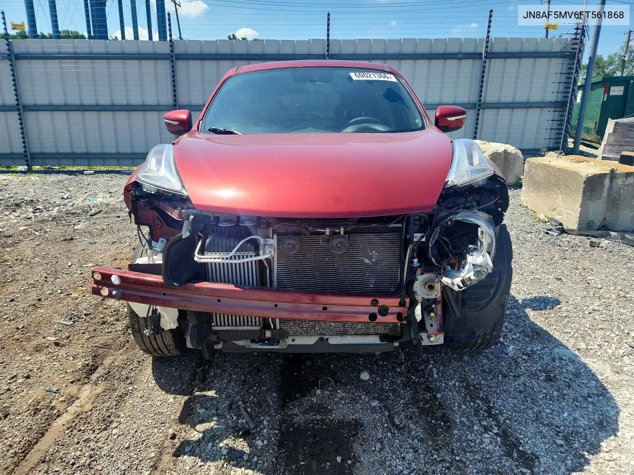 2015 Nissan Juke S VIN: JN8AF5MV6FT561868 Lot: 60021366