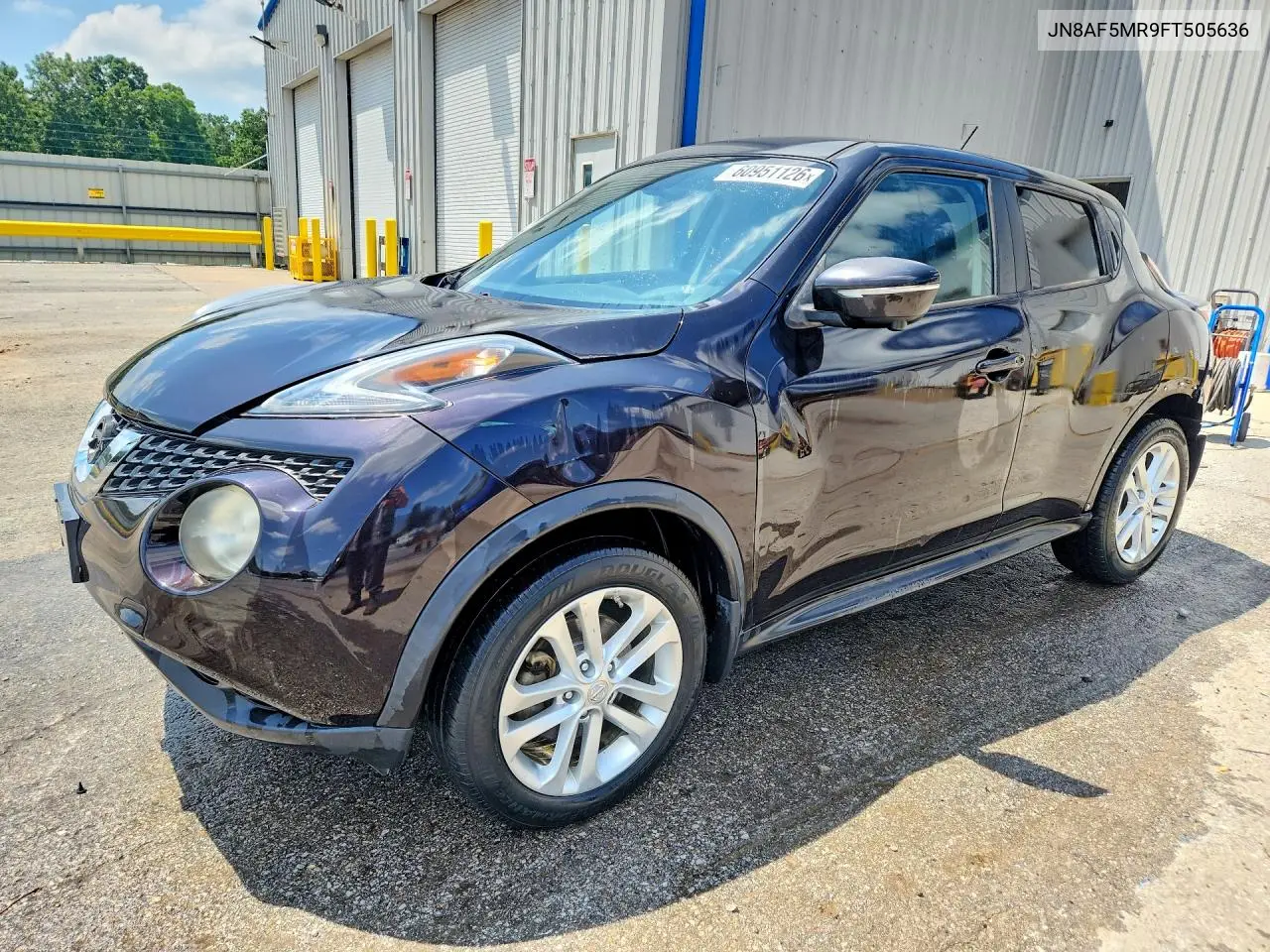 2015 Nissan Juke Sv VIN: JN8AF5MR9FT505636 Lot: 60951126